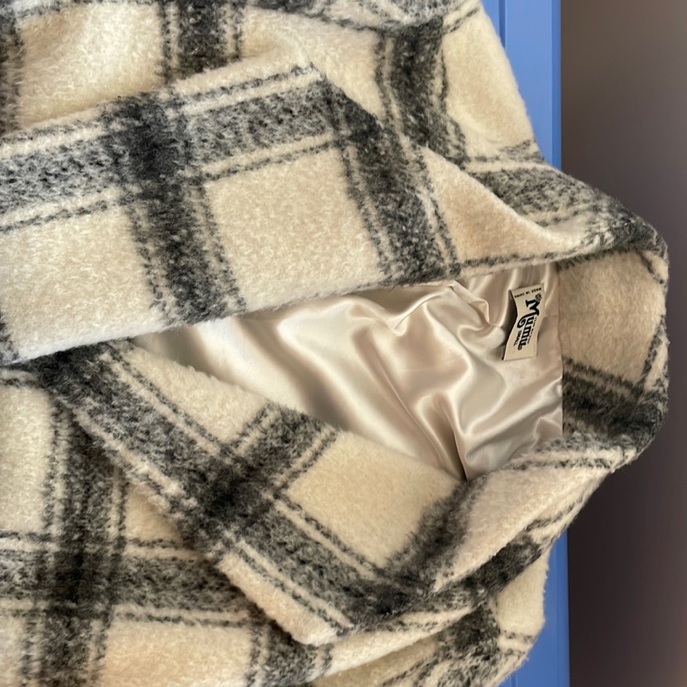 show me your mumu plaid coat